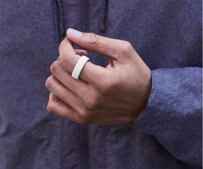Розумне кільце Oura Ring 4 Ceramic Cloud